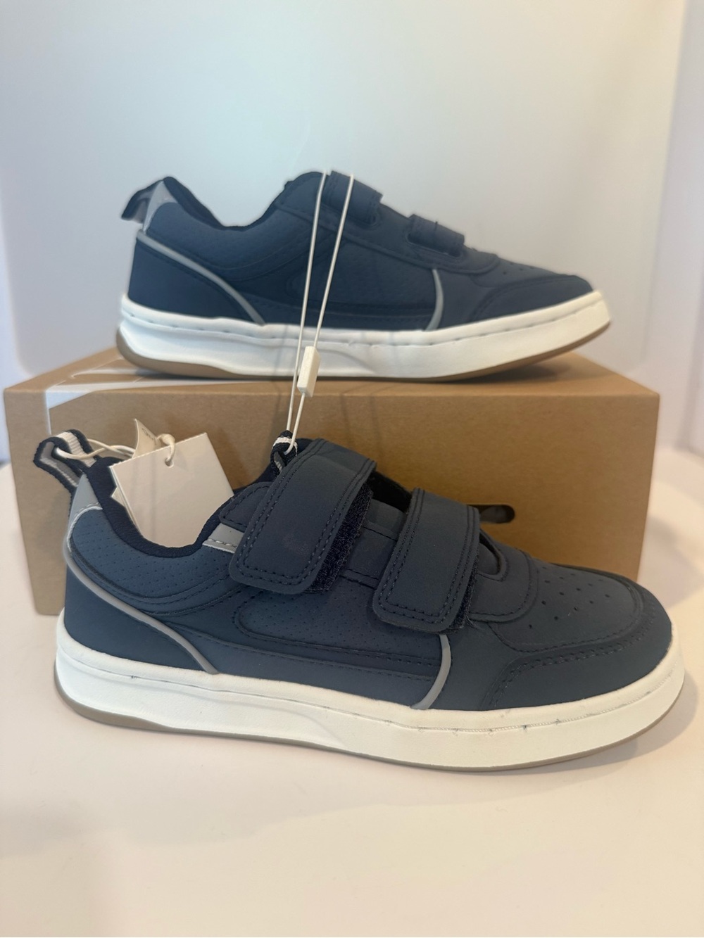 NWT Zara Kids Navy Sneakers
